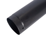 burlan pentru soba pe lemne, 130 mm, gri mat burlan pentru soba pe lemne, 130 mm, gri mat