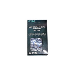 lant drujba detoolz, lungime 16', pas 0.325', grosime 1.3mm, 64 pinteni, 32 dinti, full chisel