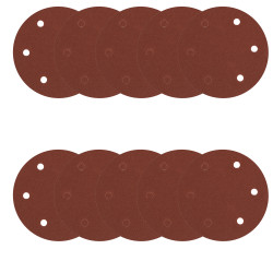 set 10 hartie abraziva p120 6gauri 215mm