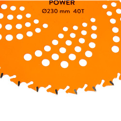 disc motocositoare 40t vidia, 230 x 25.4 x 2 mm, power