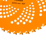 disc motocositoare 40t vidia, 255 x 25.4 x 2 mm, power