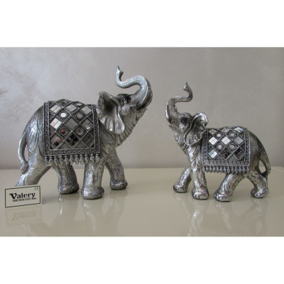 
                
    decoratiune elefant din rasina, silver, 17 x 7 x 19 cm
            