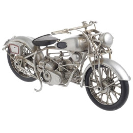 
                
    motocicleta metalica, silver antique, 27.5x11.5x15
            