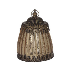 
                
    felinar led auriu antichizat 10x15cm sticla metal
            