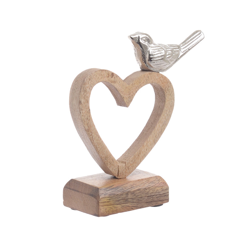 
                
    inima decorativa lemn cu pasarea din aluminiu,15cm
            