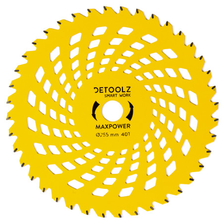 disc motocositoare 40t vidia, 255 x 25.4 x 2 mm, maxpower