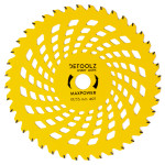 disc motocositoare 40t vidia, 255 x 25.4 x 2 mm, maxpower