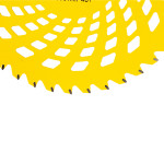 disc motocositoare 40t vidia, 255 x 25.4 x 2 mm, maxpower