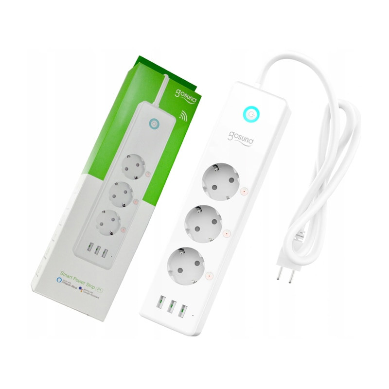 prelungitor inteligent gosund p1, wireless, 3 prize, 3xusb, 15w, 3a, intrerupator, 1.5 m, compatibil alexa
prelungitor inteligent gosund p1, wireless, 3 prize, 3xusb, 15w, 3a, intrerupator, 1.5 m, compatibil alexa