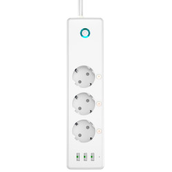 
                
    prelungitor inteligent gosund p1, wireless, 3 prize, 3xusb, 15w, 3a, intrerupator, 1.5 m, compatibil alexa