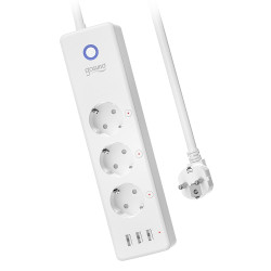 
                
    prelungitor inteligent gosund p1, wireless, 3 prize, 3xusb, 15w, 3a, intrerupator, 1.5 m, compatibil alexa