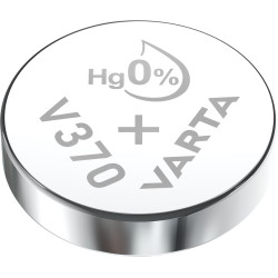 baterie pentru ceas 1.55v 30mah oxid de argint v370 / sr69 varta set 10 bucati