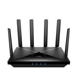 router wireless ax3000 dual band wi-fi 6  5g dual sim  6 antene externe  gigabit  p5 cudy