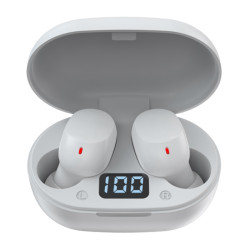 casti bluetooth tws in ear - alb