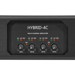 amplificator hybrid 100v/240v 4x400w rms 8ohm 4x800w rms 4ohm