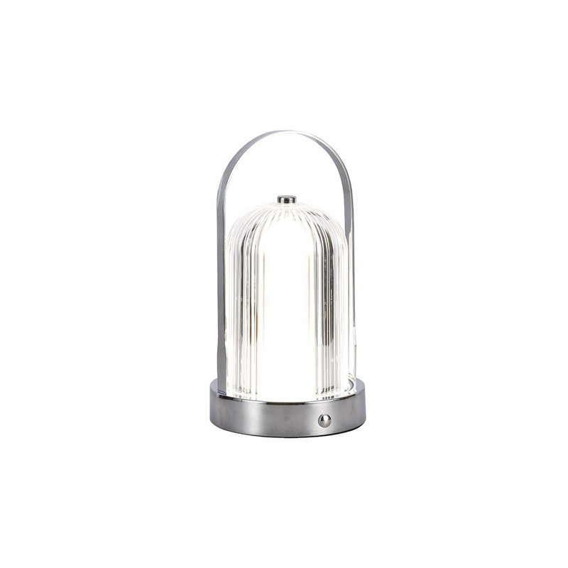 lampa birou 3in1 cu acumulator 1800mah - crome