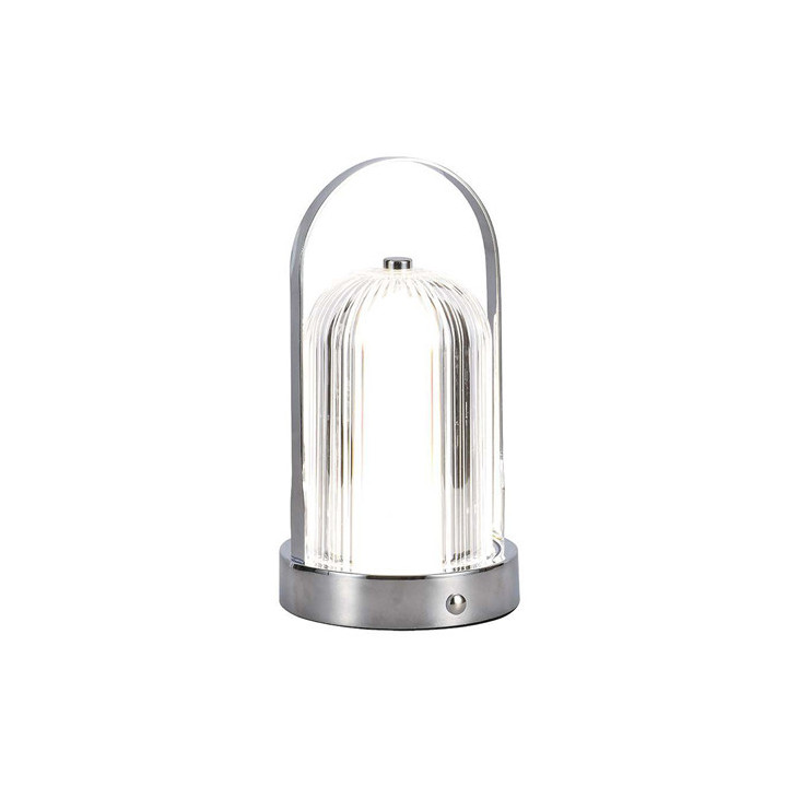 lampa birou 3in1 cu acumulator 1800mah - crome