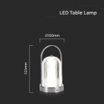 lampa birou 3in1 cu acumulator 1800mah - crome
