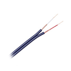 cablu 2rca 4mm albastru rola