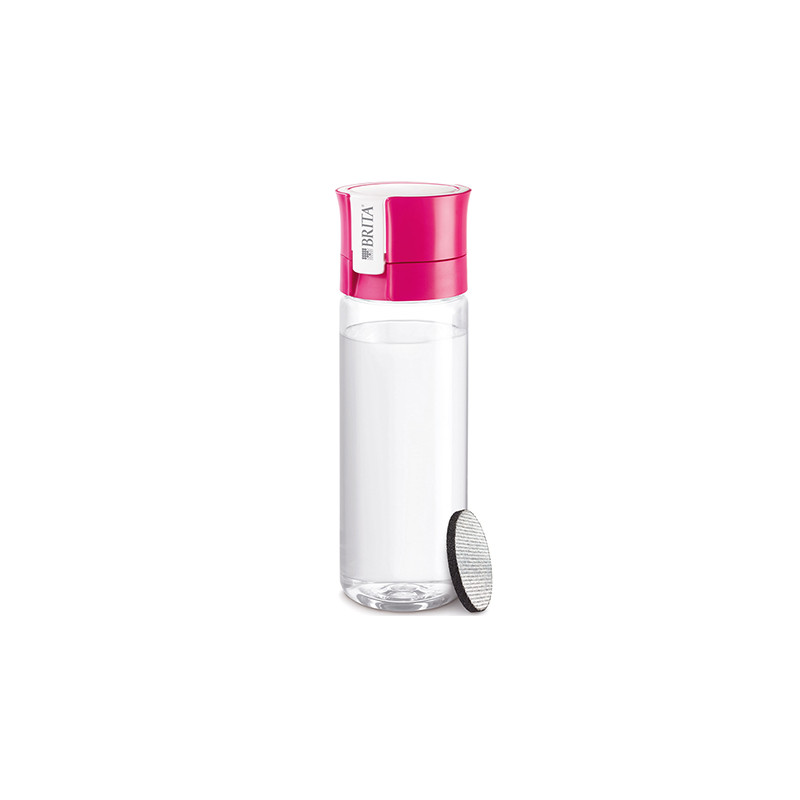 sticla cu filtru fill&go vital 0.6 l pink brita