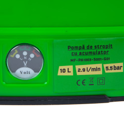 pompa de stropit cu acumulator, micul fermier 10l