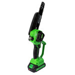 mini drujba micul fermier, 20v, cu doua lame 6' si 8', doua lanturi