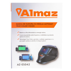 masca de sudura cu reglaj automat, true color vision