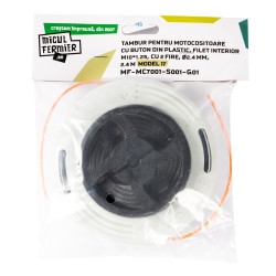 tambur 2.4 mm micul fermier, buton plastic model 17