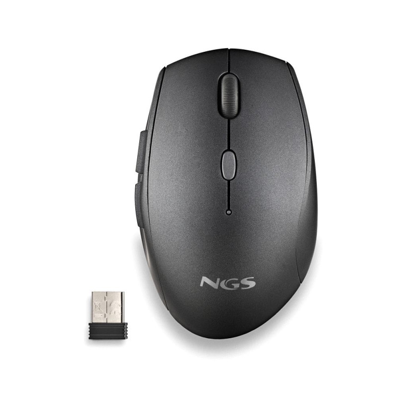 mouse wireless ngs bee  1600dpi  silent click  negru