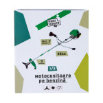 motocositoare pe benzina 3.4 cp cu 3 accesorii si pornire rapida