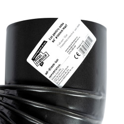 cot pentru soba pe lemne, 90˚, 120mm, gri mat