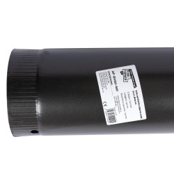 burlan pentru soba pe lemne, 90 cm, 120 mm, gri mat