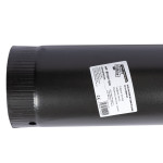 burlan pentru soba pe lemne, 90 cm, 120 mm, gri mat