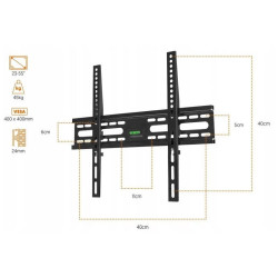 
                
    suport de perete tv, ltc, 23-55", negru
            