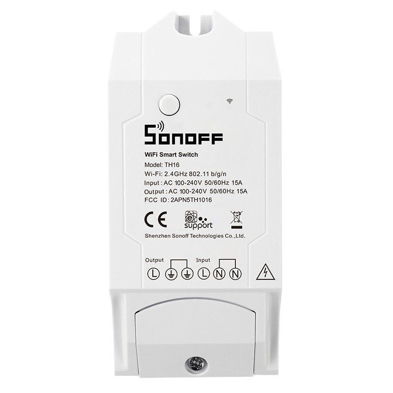 
                
    intrerupator temperatura si umiditate smart sonoff th16, control vocal si prin aplicatie, 15a, 3500w, wifi