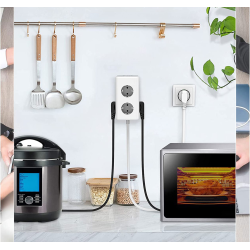 prelungitor tip cub tessan ts-306, 6 prize, 3 usb 3a, cablu 2m