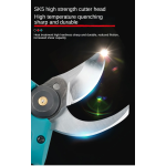 foarfeca electrica pentru gradina rovo rv-fe, motor brushless, 2 acumulatori 2000mah, 800w, valiza de transport