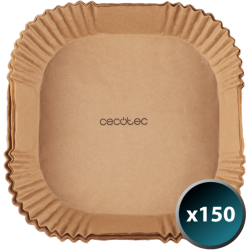 set hartie de copt pentru friteuza cu aer cald, air fryer cecotec pentru marimea inre 5l si 6.5l, 150buc