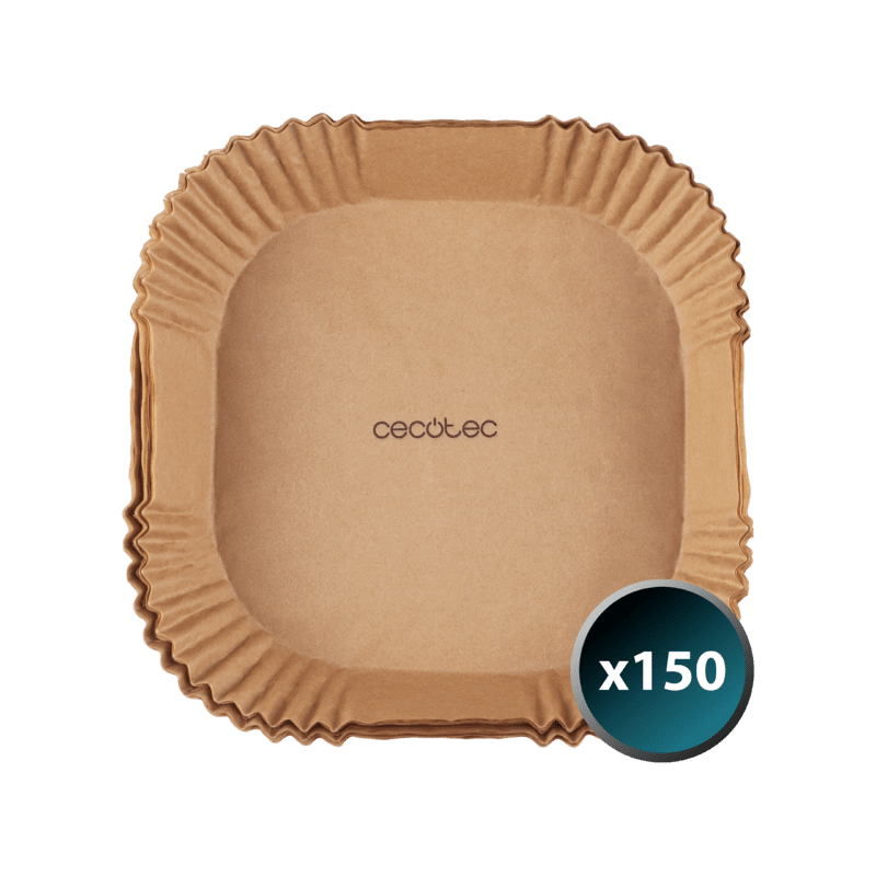 set hartie de copt pentru friteuza cu aer cald, air fryer cecotec pentru marimea inre 5l si 6.5l, 150buc set hartie de copt pentru friteuza cu aer cald, air fryer cecotec pentru marimea inre 5l si 6.5l, 150buc