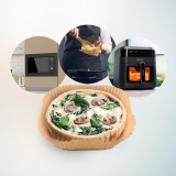 set hartie de copt pentru friteuza cu aer cald, air fryer cecotec pentru marimea inre 5l si 6.5l, 150buc