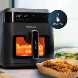 set hartie de copt pentru friteuza cu aer cald, air fryer cecotec pentru marimea inre 5l si 6.5l, 150buc