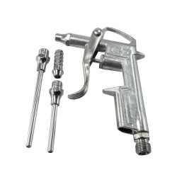 pistol pneumatic de suflat aer cu duze interschimbabile, 1/4", 16/50/80 mm carguard