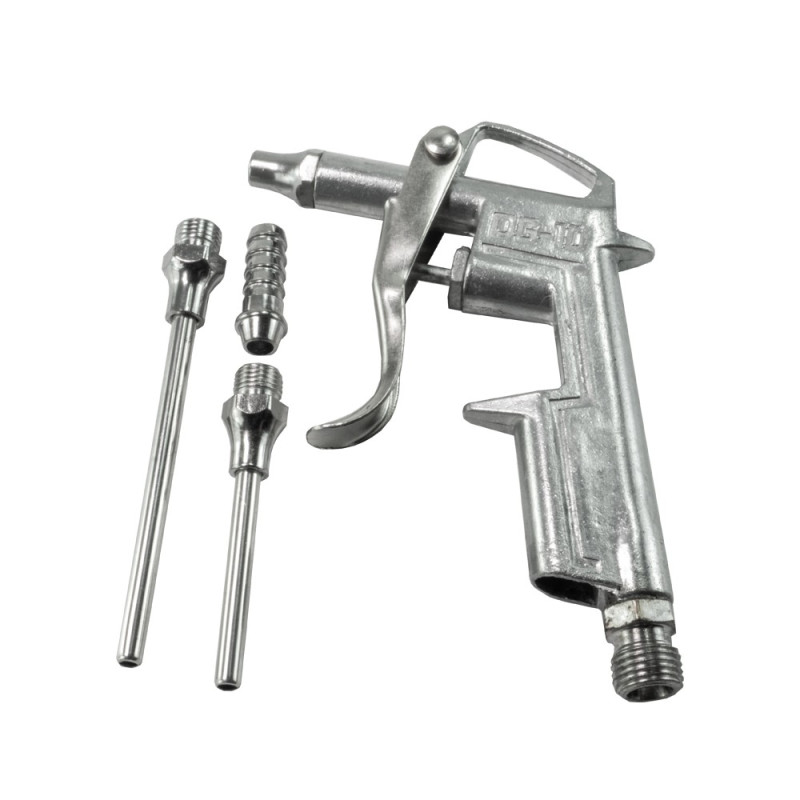 pistol pneumatic de suflat aer cu duze interschimbabile, 1/4", 16/50/80 mm carguard