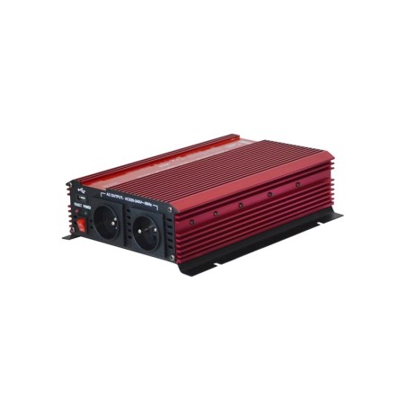 Invertoare auto, Invertor auto de putere Geti GPI 1612 USB 12V / 230V 1600W -1, dioda.ro