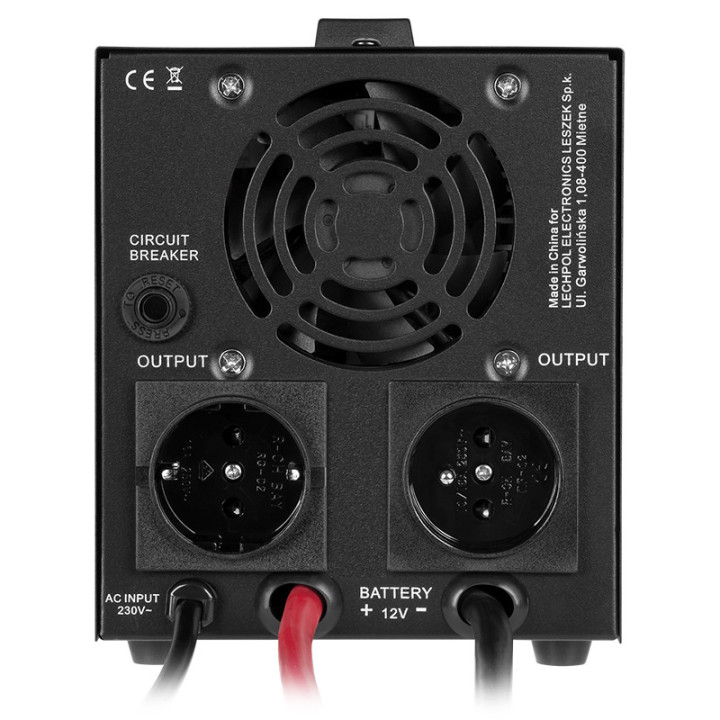 ups centrale termice sinus pur 800va/500w 12v kemot