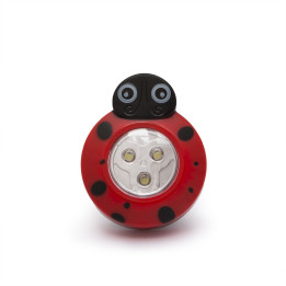 lampa de veghe decorativa cu buton, model "buburuza"