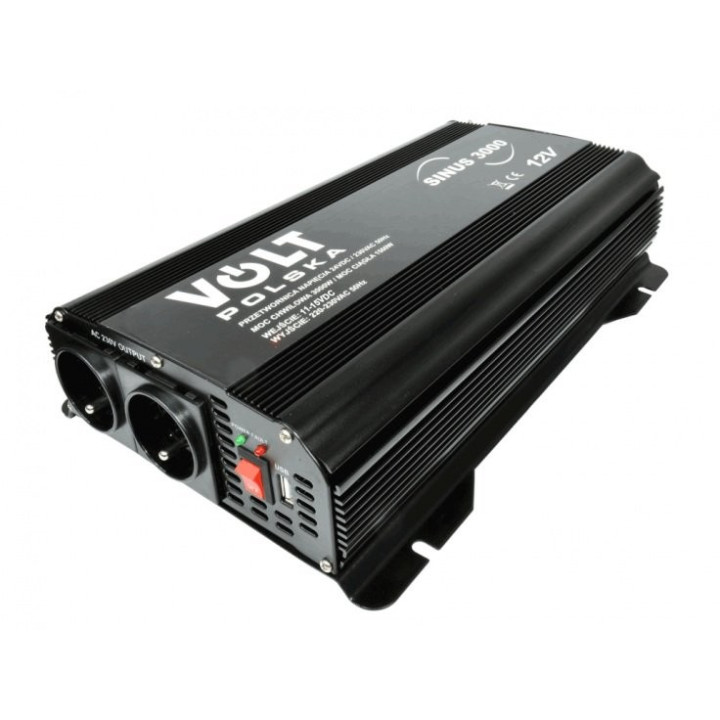 Invertoare auto, invertor auto Convertor SINUS 3000 12V  220v -4, dioda.ro
