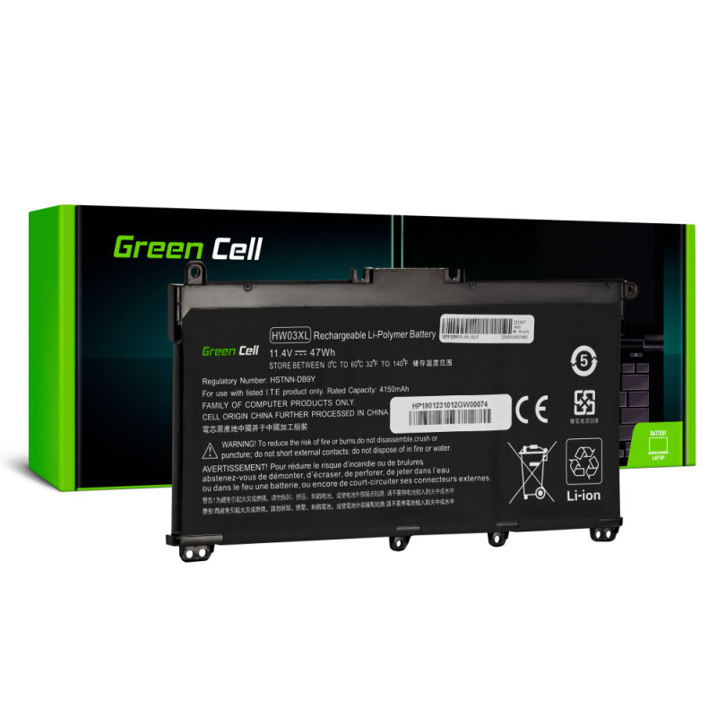 baterie laptop hp 250 g9 255 g8 255 g9 17-cn 17-cp pavilion 15-eg  4150mah  hp190 green cell