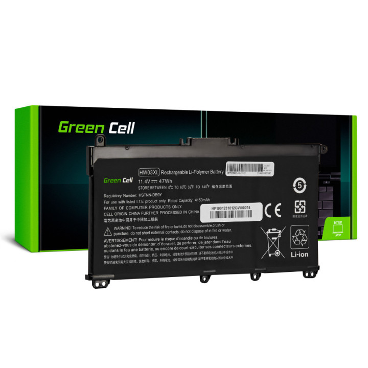 baterie laptop hp 250 g9 255 g8 255 g9 17-cn 17-cp pavilion 15-eg  4150mah  hp190 green cell
