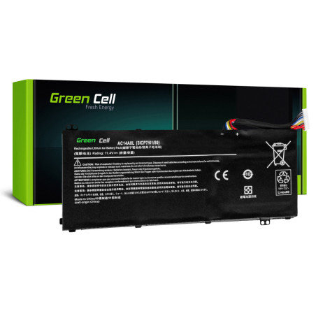 baterie laptop acer aspire nitro v15 vn7-571g vn7-572g vn7-591g vn7-592g i v17 3800mah ac54 green cell